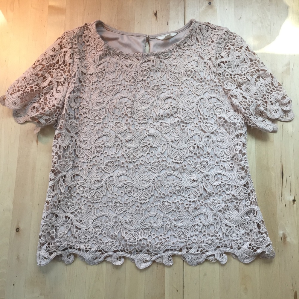 Blush Crochet Top